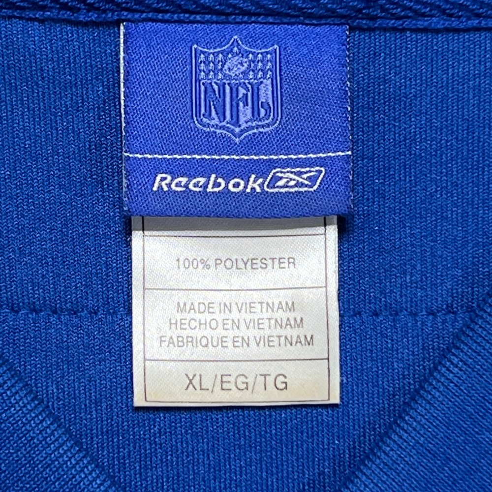 Reebok NFL New York Giants Tiki Barber 21 Jersey Blue XL R702W 06 - Picture 2 of 12